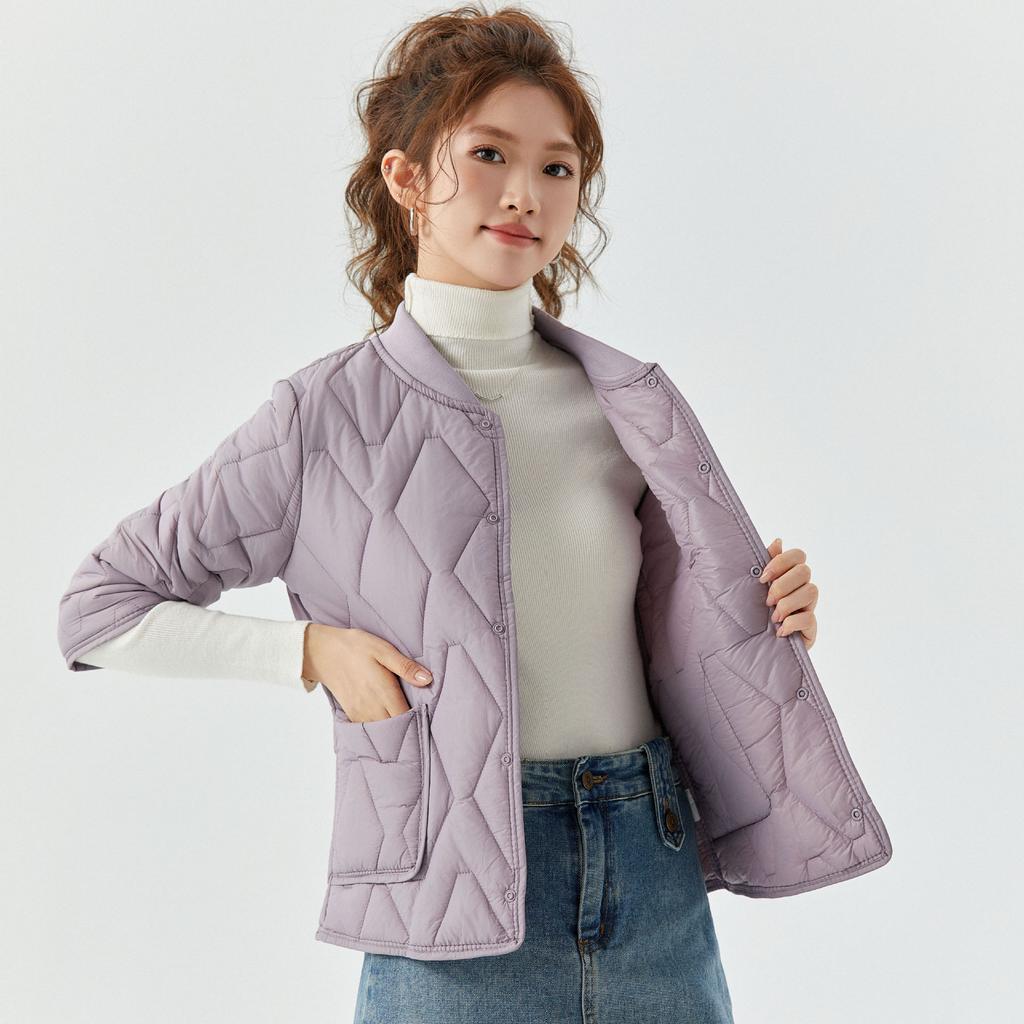 Зимняя домашняя хлопковая одежда Женская с коротким рукавом и рукавом семь восьмых Утепленная утолщенная хлопковая куртка большого размера Можно носить под низ Женская 2509