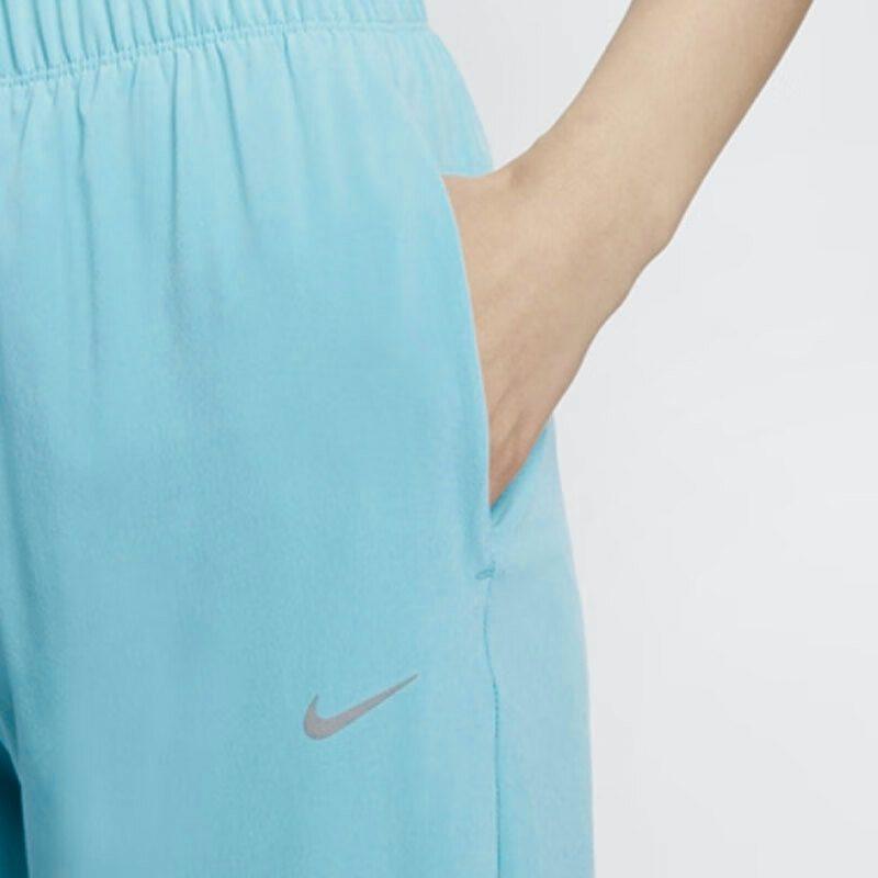 Nike Женские беговые брюки 7/8 Nike Dri-FIT Fast со средней посадкой 'Denim Turquoise' FB7030-464