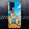 Чехол для телефона H-HomerS Семья Симпсонов для Samsung S25 Edge Ultra S23 S22 S21 S20 Ultra Plus S24 Fe A54 A53 A25 Стеклянная крышка
