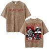 Movie Scarface The World Is Yours Vintage Washed Tshirt Tony Montana Al Pacino Unisex Unisex Clothing Oversized T Shirt Streetwear