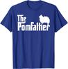 The Pomfather Pomeranian Dog Lover Mens Graphic Tee Short Sleeve Cotton Casual TShirt