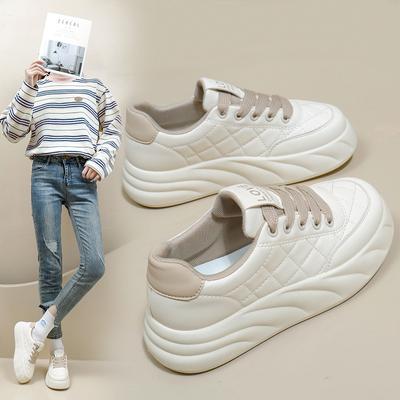 Женская обувь, новые весенние студенческие туфли в корейском стиле, модные универсальные туфли на платформе, весенне-осенние туфли для отдыха, Xw805