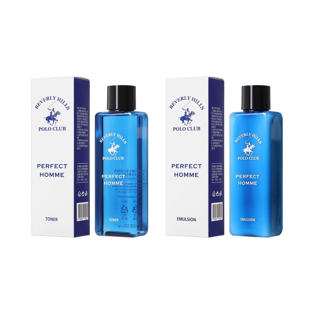 Beverly Hills Polo Club Perfect Homme 1 большая емкость для скина + 1 лосьон, всего 2, 200 мл каждая, всего 400 мл, 1