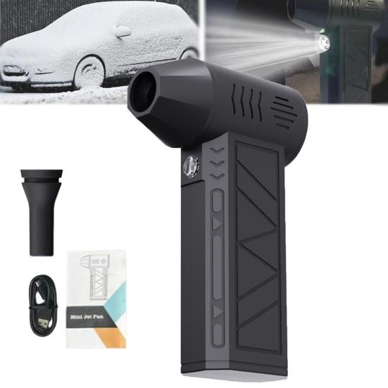 Мини электрический снегоочиститель ручной воздуходув турбовоздуходувка со светодиодом High