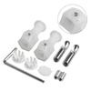 Wall Mount Toilet Fixing Bolts Kits Fasteners Toilet Hanging Screws Bidet Attachments Fixing Metal Bolts Hardware