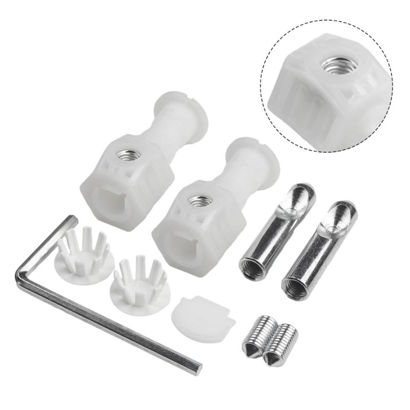 Wall Mount Toilet Fixing Bolts Kits Fasteners Toilet Hanging Screws Bidet Attachments Fixing Metal Bolts Hardware