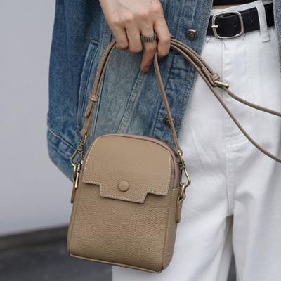 Сумка из воловьей кожи Niche Light Luxury женская сумка Hand Grab Handbag Простая женская сумка для мобильного телефона