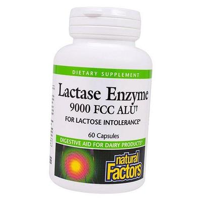 Ферменты Лактазы, Lactase Enzyme, Natural Factors  60капс (69406001)