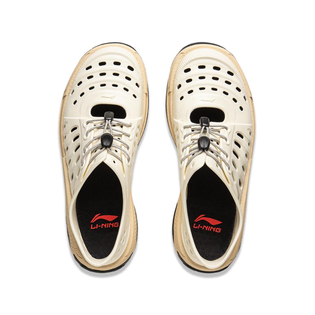 Li Ning Pan Gu Trek EVA Нескользящие Износостойкие Дышащие Сцепление Обувь для Треккинга по Реке Унисекс Кремовый AZSV017-2