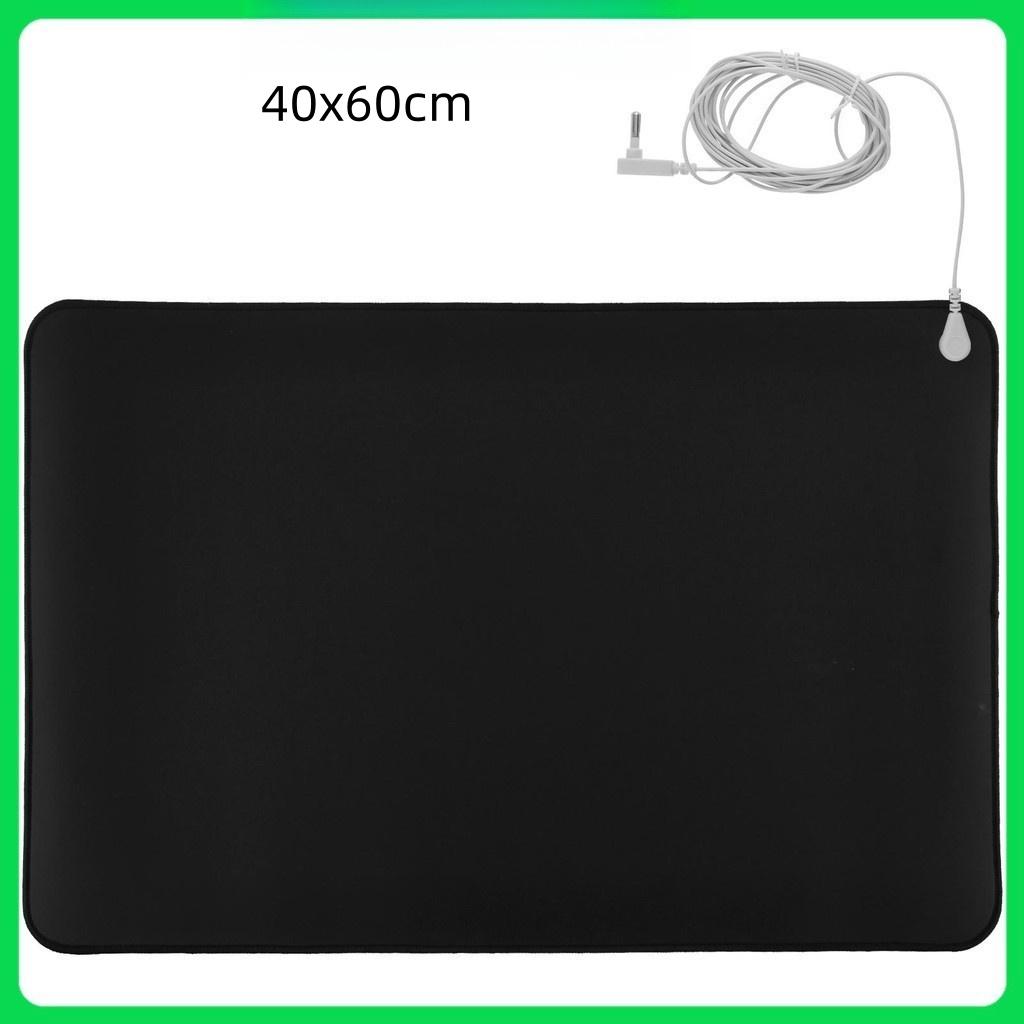 Нескользящий кожаный заземляющий матрас, заземленная терапия, заземляющий коврик для ног, проводящая заземляющая накладка для всего тела