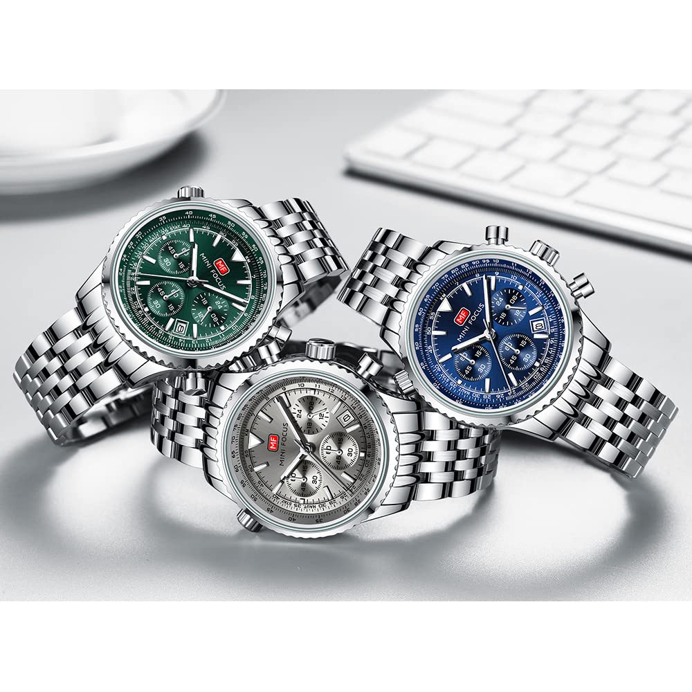 Кварцевые часы с датой Нержавеющая сталь 3 АТМ Водонепроницаемые Идеально для или Популярные Аналоговые Идеально в качестве подарка Мужские Функция, Ремешок, Водонепроницаемость, Прочные, Стильные,