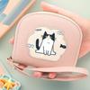 Женский кошелек в корейском стиле с изображением мультяшного кота - милый кошелек на молнии и держатель для карт