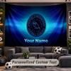 Wall Hanging Tapestry Custom NameSheffield Wednesday FC Pattern Personalized Printed Fabric Wall Decor