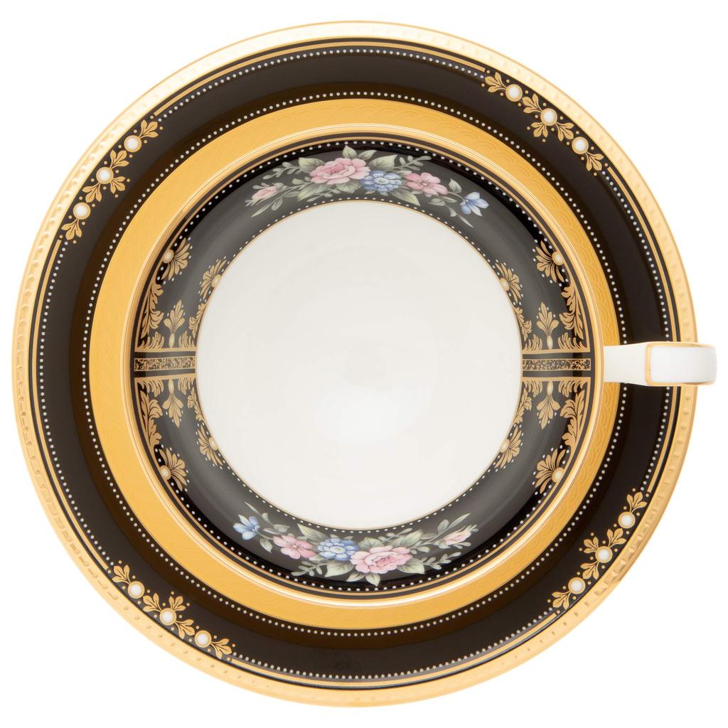 Noritake Cup Saucer 220cc Evening Majesty 2 Bone China & (Pair Set) (Coffee Tea) P59587/4818-1