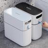 Большое автоматическое мусорное ведро Ecoco Yikeke с крышкой для ванной комнаты и кухни