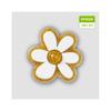 Подвеска Zibbitz с цветочным узором, золотого и белого цвета 10014508