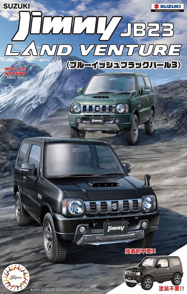 Fujimi Models Автомобиль Серия NEXT 14 Suzuki Jimny JB23 Черный Жемчуг Автомобиль 1/24 Нет. (Land Venture/Голубоватый 3) NX-14