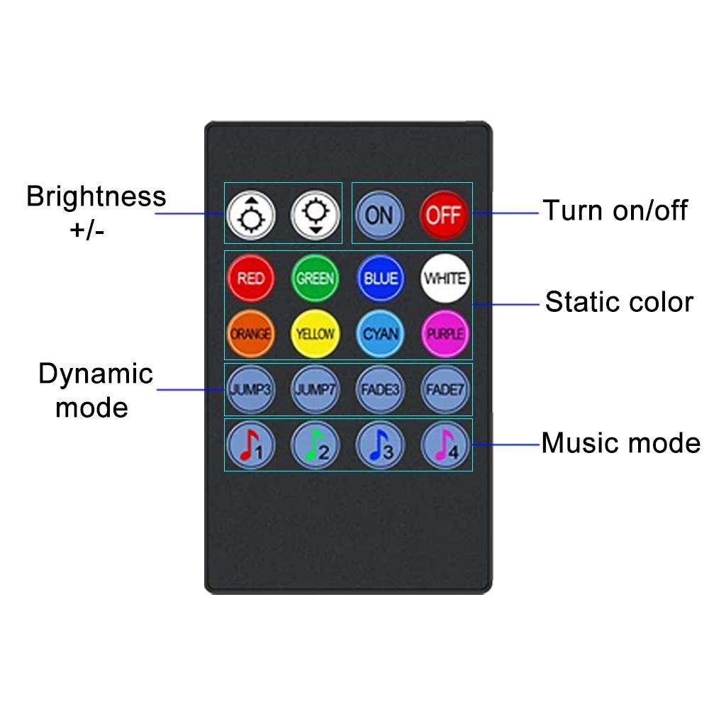 APP+Bluetooth Led Strip Light Music Sync RGB 5050 Led Tape Bluetooth Control Flexible Ribbon for Room Party Decoration TV Backlight