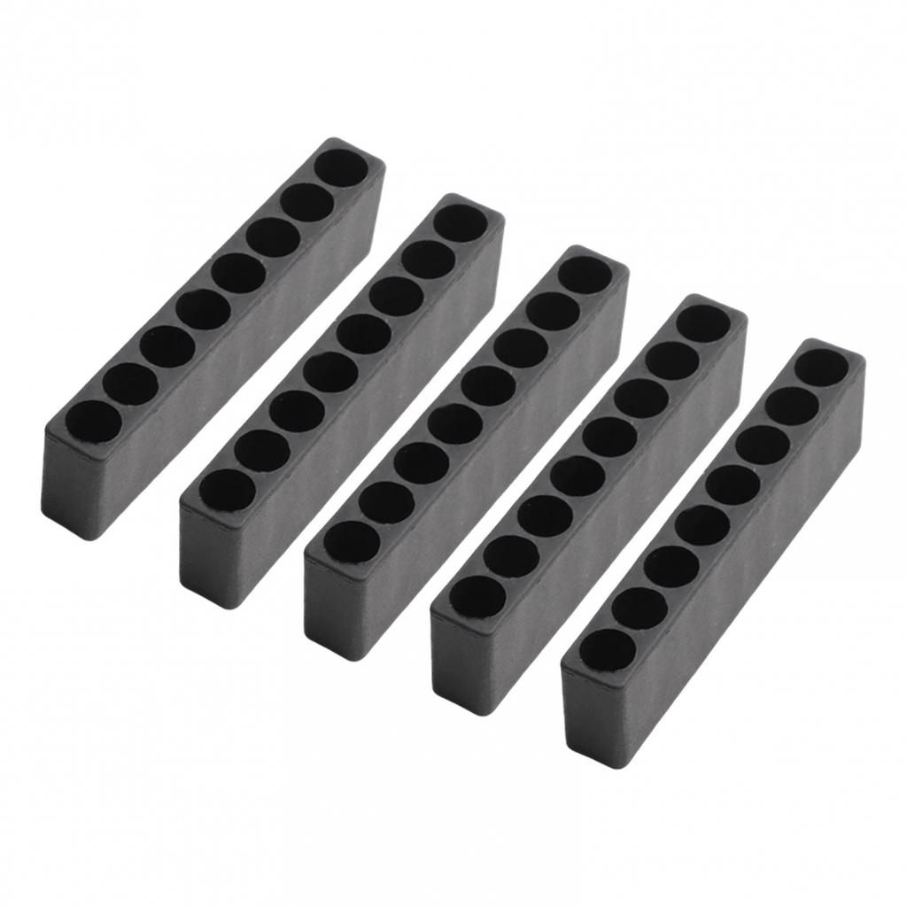 Шестигранный инструмент 1/4" Отвертка Место Держатель бит Черный Сверло