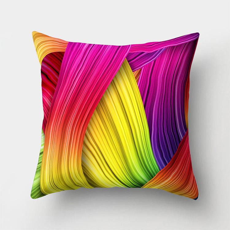 Красочная Радужная обивка, Декор, наволочка для дивана, домашняя наволочка, наволочка, эстетика