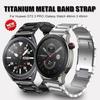 16 18мм 22мм 20мм Титановый Металлический Ремешок для Huawei Watch 3Pro 46мм GT2/2e Ремешок для Samsung Galaxy Watch 3 45мм Браслет