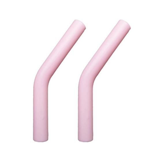 2 шт. силиконовые насадки для соломинок, чехлы для металлических соломинок, многоразовые защитные насадки для пищевых соломинок, гибкие, не содержащие бисфенола А, термостойкие сменные насадки для локтей