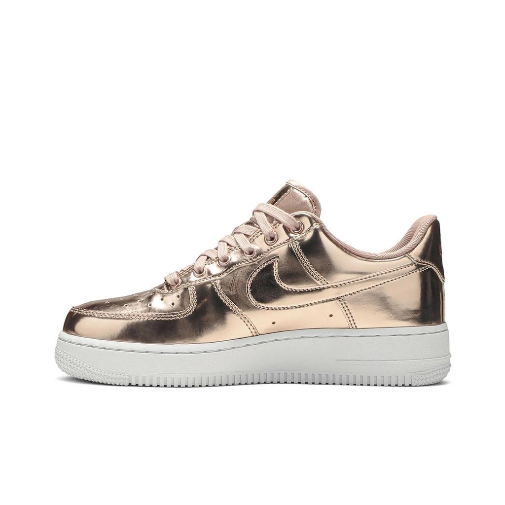 Nike Womens Air Force 1 SP 'Metallic Rose Gold' (women's sizes) Metallic Red Bronze / White / Rose Gold Skate Shoes CQ6566 900