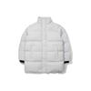 Fila Logo Printed Stand Collar Warm Down Jacket Unisex Jacket White FS2DJD4102XSWH