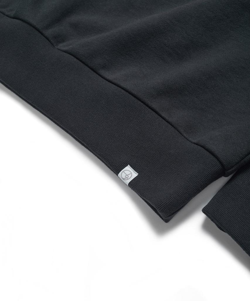 SOUNDSLIFE Flocking Printing Sweatshirts Charcoal
