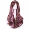 Women Lady Long Hair Wig Curly Wavy Synthetic Anime Cosplay Party Full Wigs
