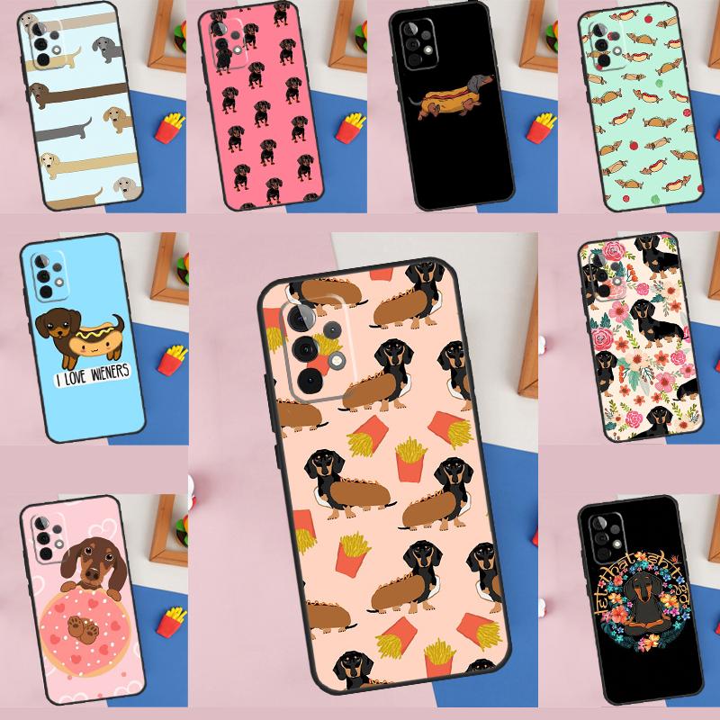 Sausage Dog Love For Samsung Galaxy A05 A06 A36 A26 A16 A54 A34 A14 A22 A32 A52 A55 A35 A15 A53 A13 A56 Case