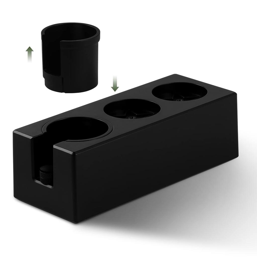 MHW-3BOMBER Espresso Tamper Mat, 51-58mm, Multi-Function Tamper Stand, ABS Coffee Tamper Mat, Coffee Supplies (51535458mm) CH5528-OS