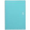KOKUYO Примечание Мягкое кольцо Примечание Пунктирная линия B5 Светло-голубой -SV301BT-LB Размер корпуса: W183XD5XH252mmПунктирная горизонтальная линия (36 строк)170г