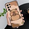 Cute Capybara  cartoon Phone Case For Samsung A55 A16 A56 A36 A35 A15 A53 A54 A33 A34 A25 A05S A52 A52S A14 A24 A26 A71