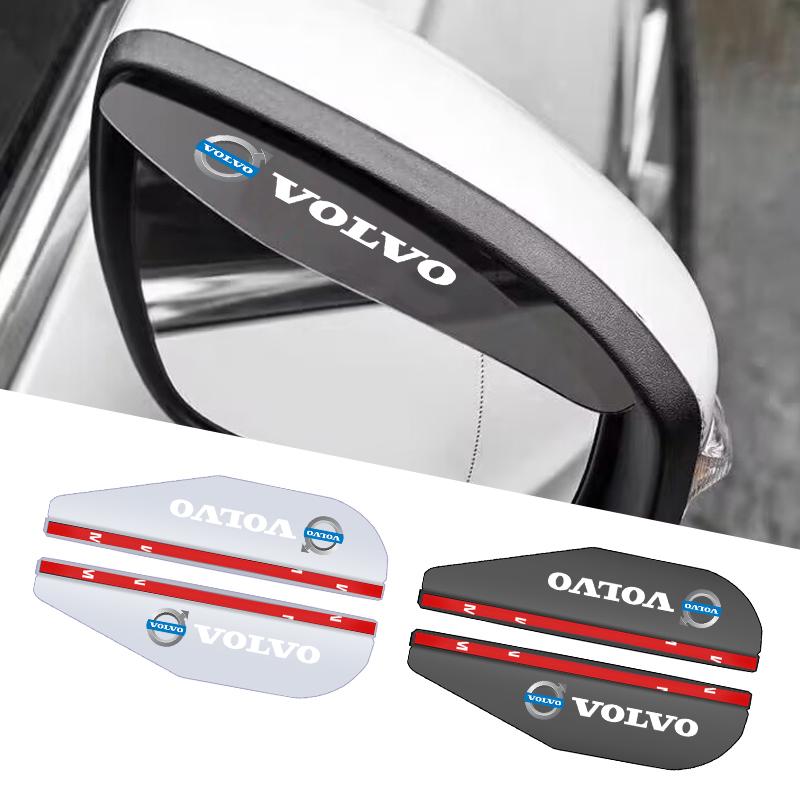 2 шт. Прозрачные автомобильные козырьки от дождя для Volvo XC90 XC60 C30 T6 S60 C70 XC40 V40 XC70 V70 V60 V50 S80 S40 AWD V90 Автомобильные аксессуары