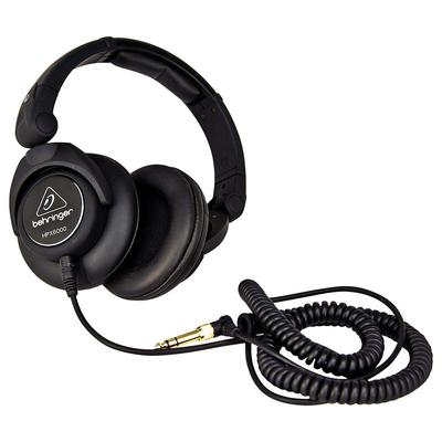 Наушники Behringer герметичные 50 мм неодимовые драйверы для диджеев совместимы с адаптером-переходником в комплекте HPX6000 черные 3,5 мм 6,3 мм