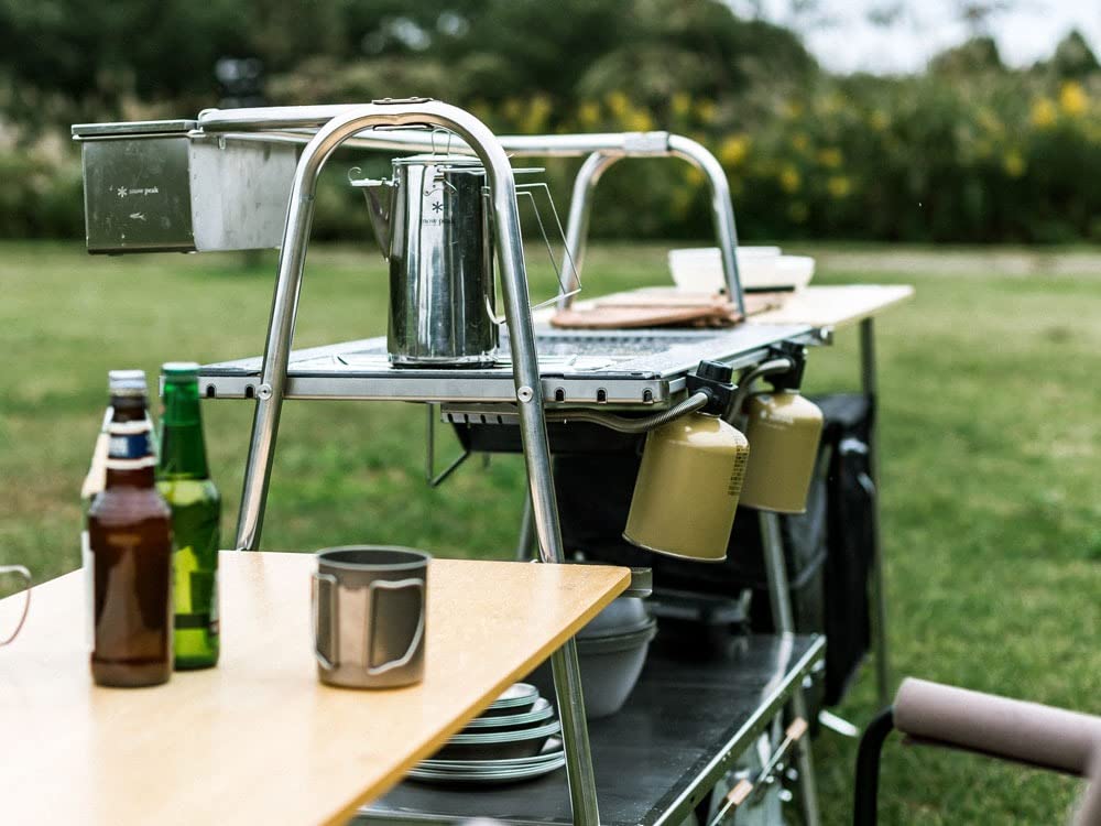Snow Peak Stainless Steel Kitchen Table LV-310
