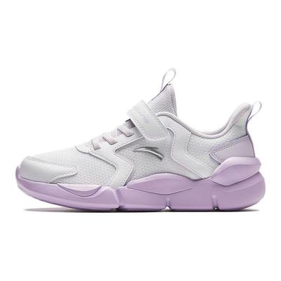 Удобные универсальные модные нескользящие амортизирующие низкие кроссовки для бега детские кроссовки белые фиолетовые A322415505H-1
