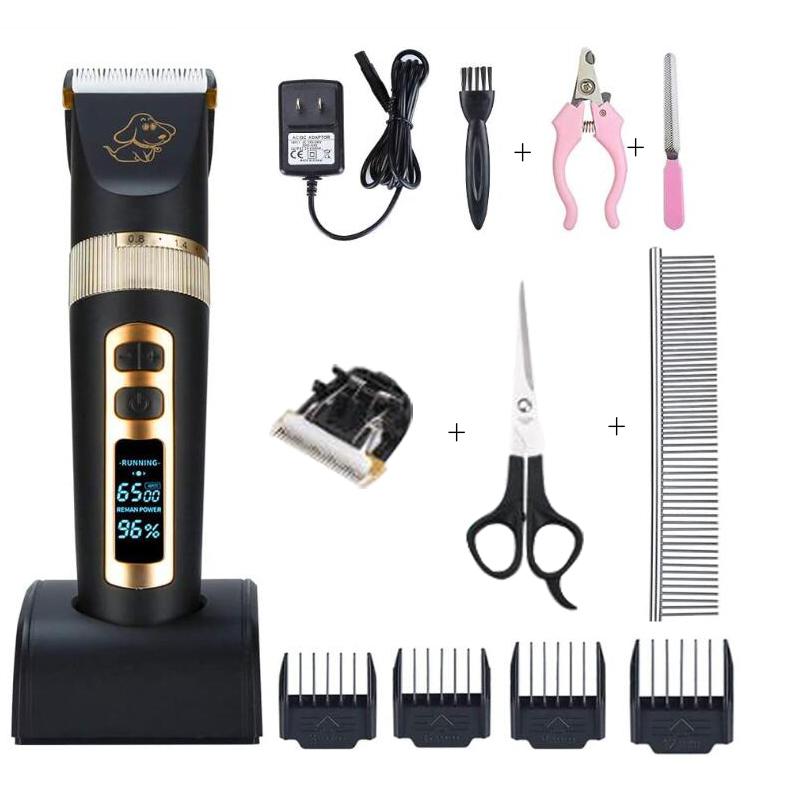 Baorun P9 Professional Rechargeable Pet Dog Animal Hair Cutter Trimmer Professional Cat Grooming Clipper Low Noise Cat Machine
