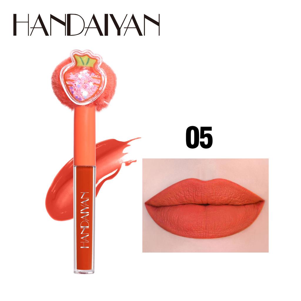 HANDAIYAN Stek Gjin Beker Lip Glaze Velvet Filvet Mist Матовая помада Reade Fruit Plusplus HEAD Gloss