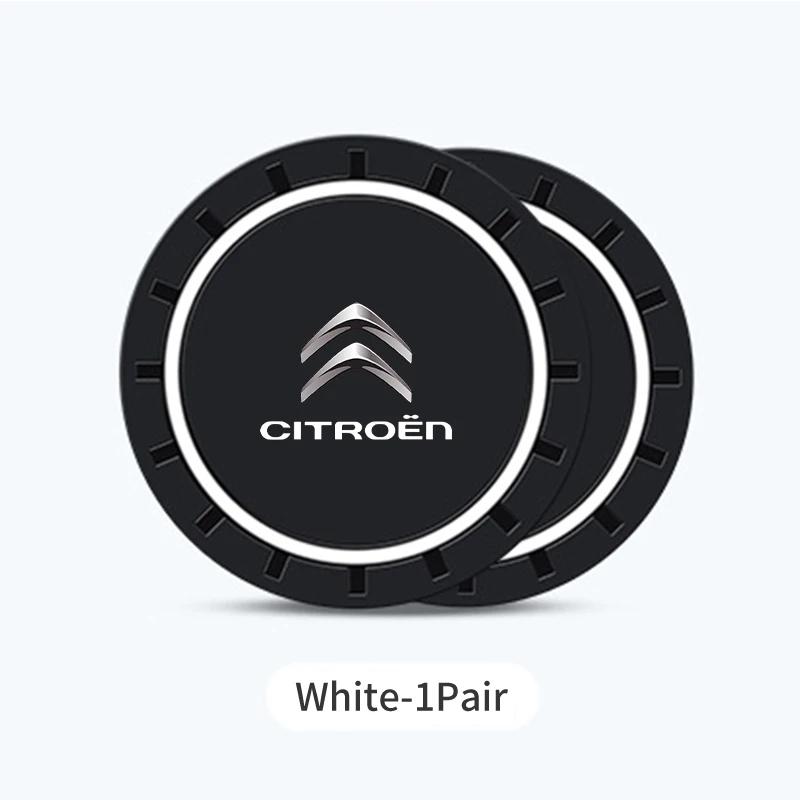 Автомобильная силиконовая подставка под стакан Антискользящая подставка под чашку с напитками Для Citroen C4 C3 C5 C1 C2 Berlingo Celysee Cactus Picasso Aircross Saxo