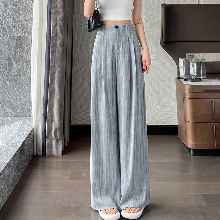 Летние льняные брюки с принтом тай-дай, широкие брюки с высокой талией, свободные длинные брюки для женщин