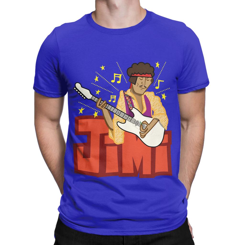 Jimi Rocker Hendrixs Funny 100 Cotton TShirt Jimi Rocker Hendrixs Tees Tops For Unisex