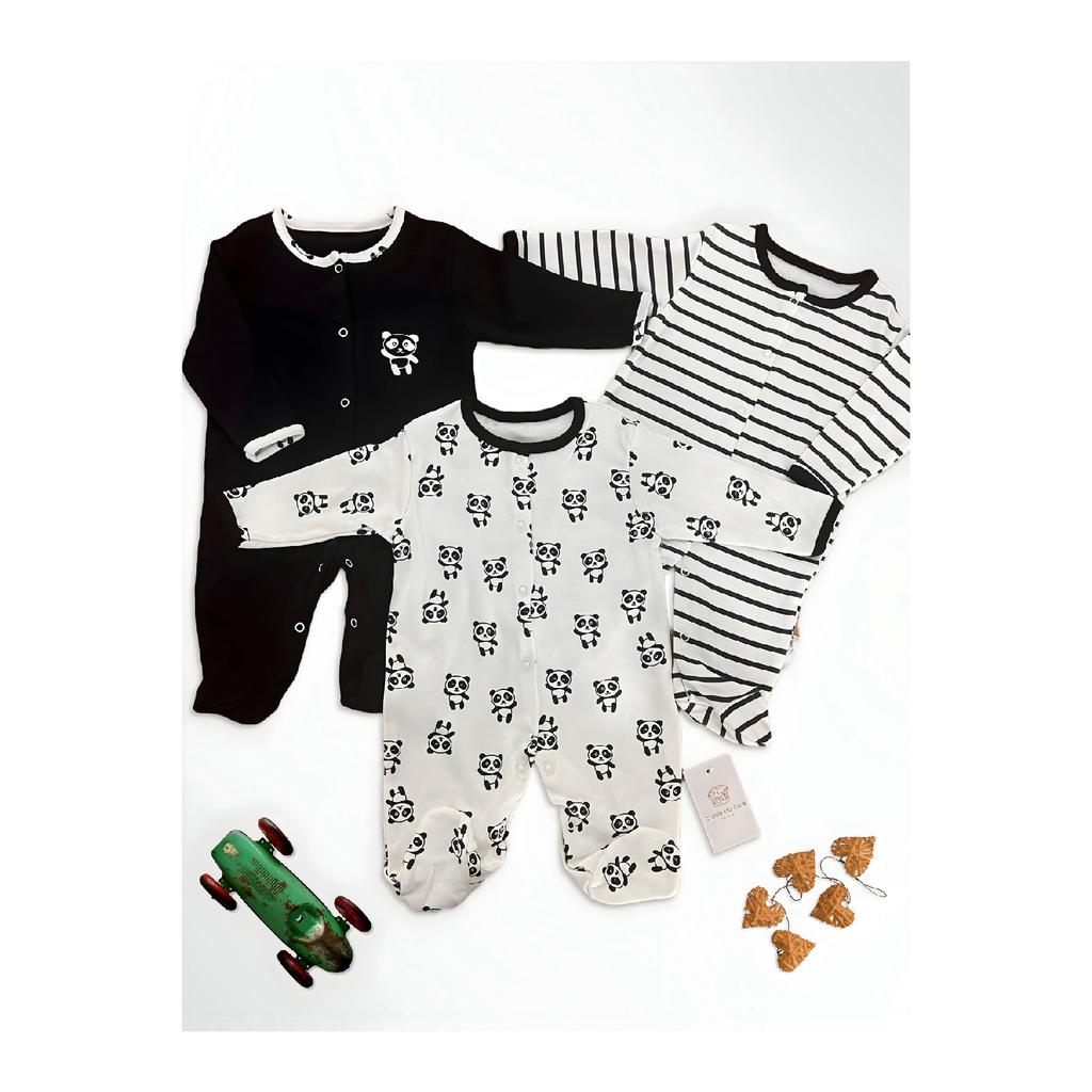 Детский комбинезон из 3 предметов из 100% натурального хлопка Sweet Cat — 1,0, 4 сезона, 0–18 месяцев