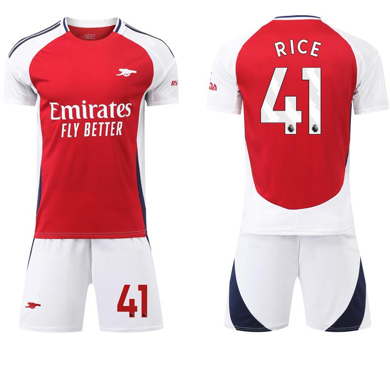 2024-25 Arsenal red jersey #7 Saka #9 Jesus #8 Odegaard Football Jerseys