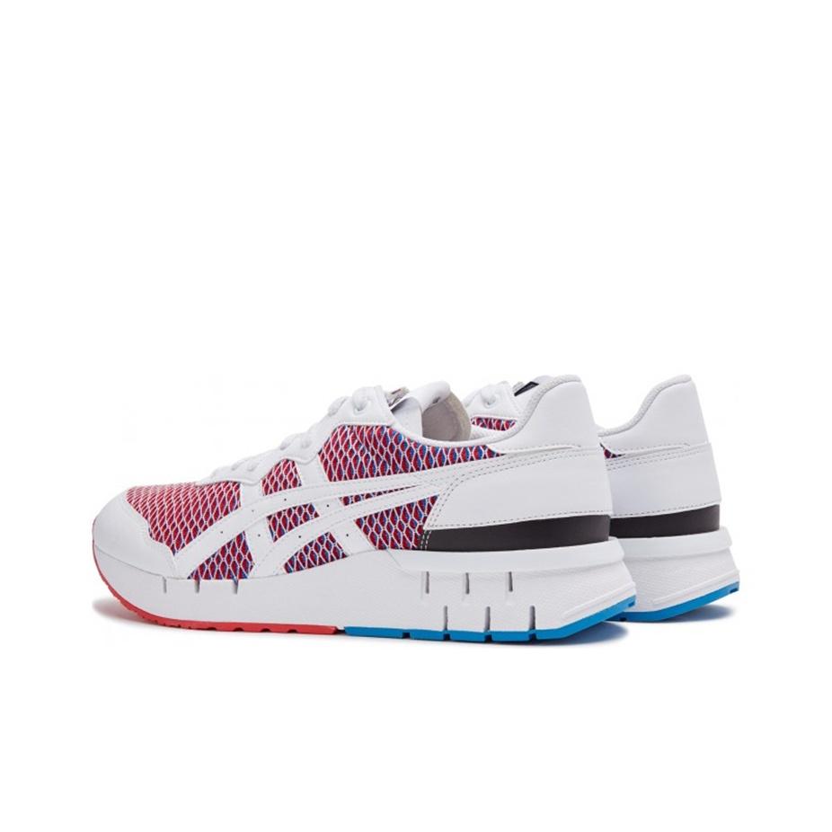 ONITSUKA TIGER Rebilac Кроссовки Удобные Простые Нескользящие Износостойкие Легкие Низкие Повседневная Обувь Унисекс Кроссовки Красный Синий 1183A772-600