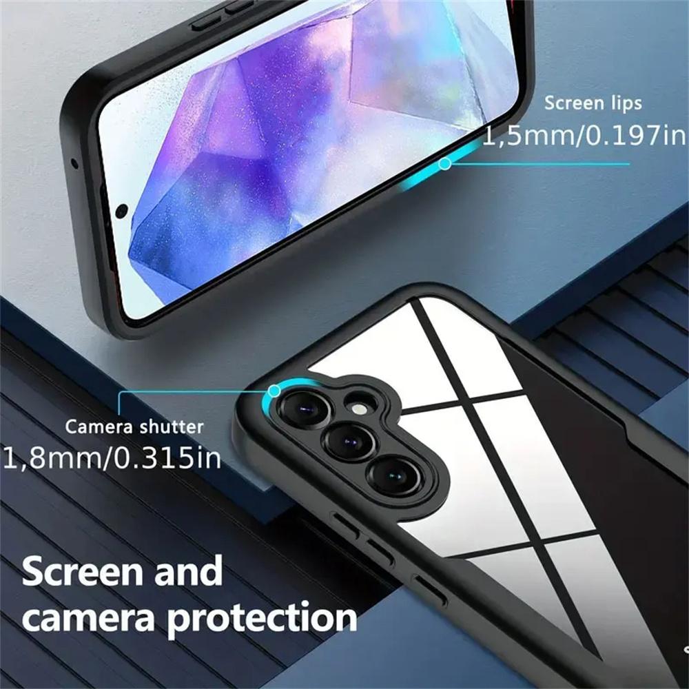 Чехол для телефона с полной защитой 360 для Samsung Galaxy A56 A54 A36 A55 A16 A15 A35 A25 A53 A51 A34 A33 A32 A24 A23 A22 A14 A13 5G Funda