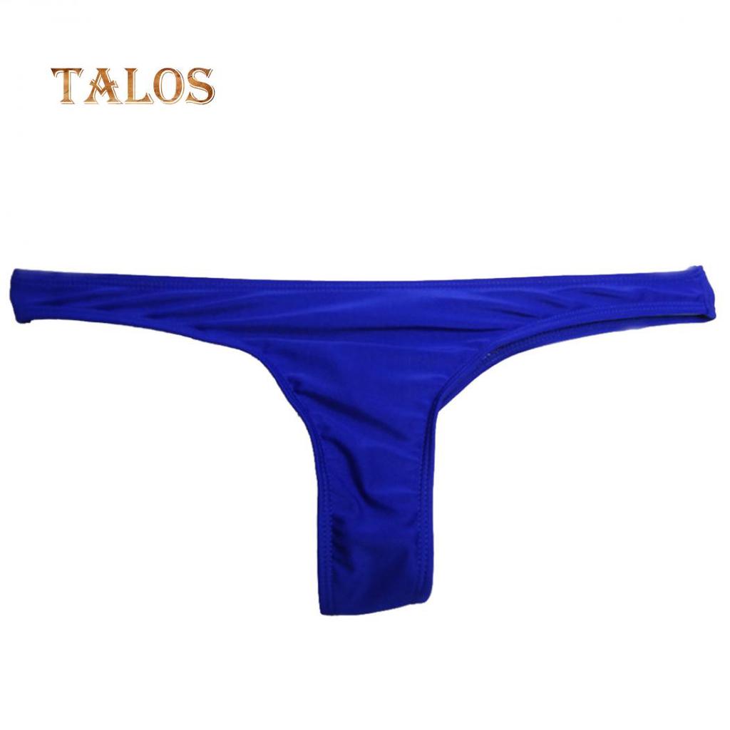 Talos Hot Sexy Summer Bikini Thong Bottom Brazilian Ruched Bandage Swimwear Sexy Beach Wear