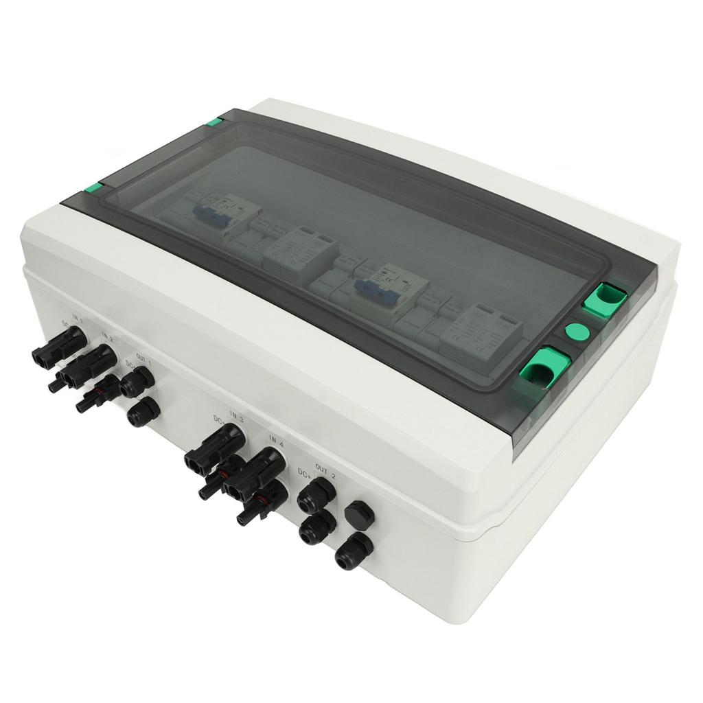 4 в 2 выходах PV солнечный объединитель коробка DC1000V IP65 настенный фотоэлектрический объединитель коробка