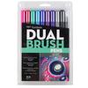 Набор двусторонних маркеров Tombow Dual Brush Pen ABT, 10 цветов (Galaxy AB-T10CGA)